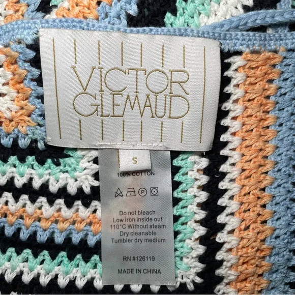 VICTOR GLEMAUD Crochet Halter Top - Picture 5 of 7